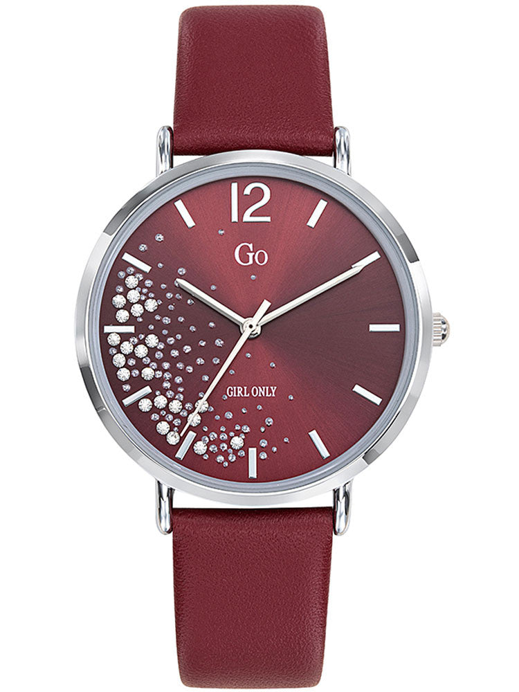 Montre tendance Go Girl Only rouge strass 699356